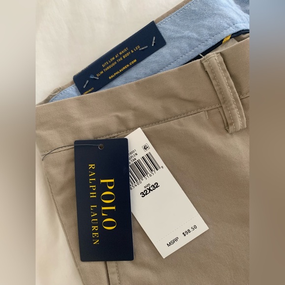Men’s Polo Ralph Lauren khaki pants. NEW WITH TAGS - Picture 1 of 4